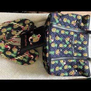 Vera Bradley Toucan Party Pineapple Lot Set